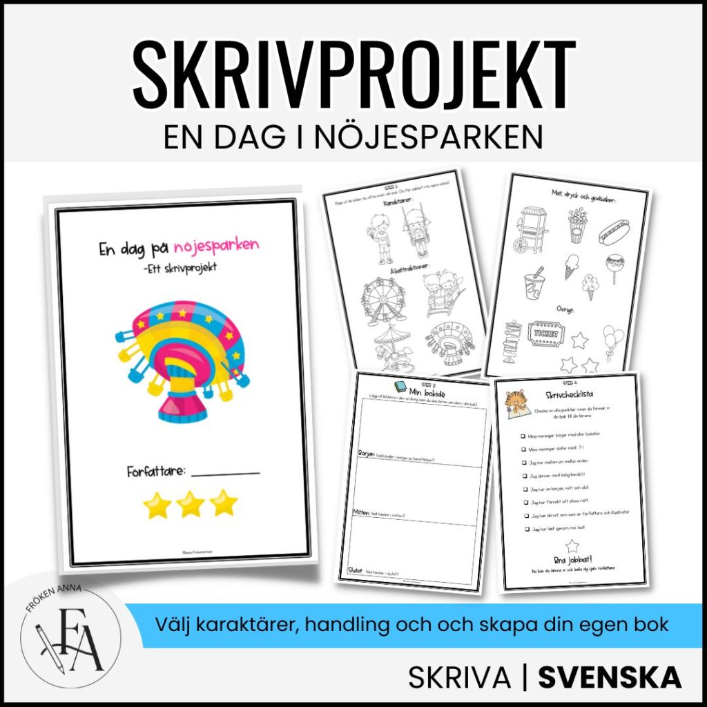 En dag på nöjesparken -Ett skrivprojekt