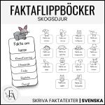Faktaflippbok | Skogsdjur (Skriva faktatexter) - bild 1