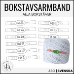 ABC-paket MAXI | Väggalfabet, bokstavsmaterial, bokstavshäfte, bänkhjälp mm. - bild 2