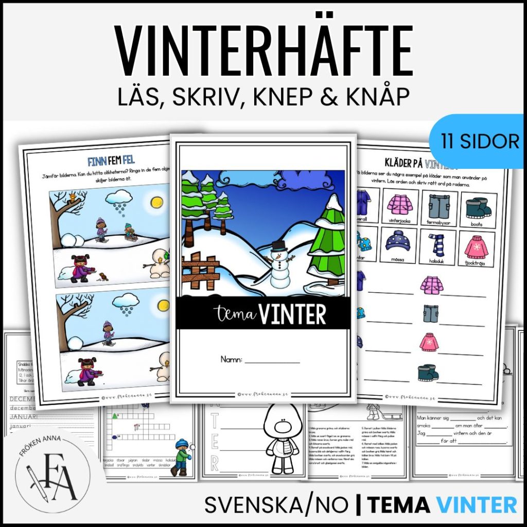 Arbetshäfte: tema vinter