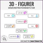 Materialpaket: geometriska figurer 3d - bild 6