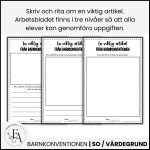 Barnkonventionen – lättlästa artiklar + arbetsmaterial - bild 4