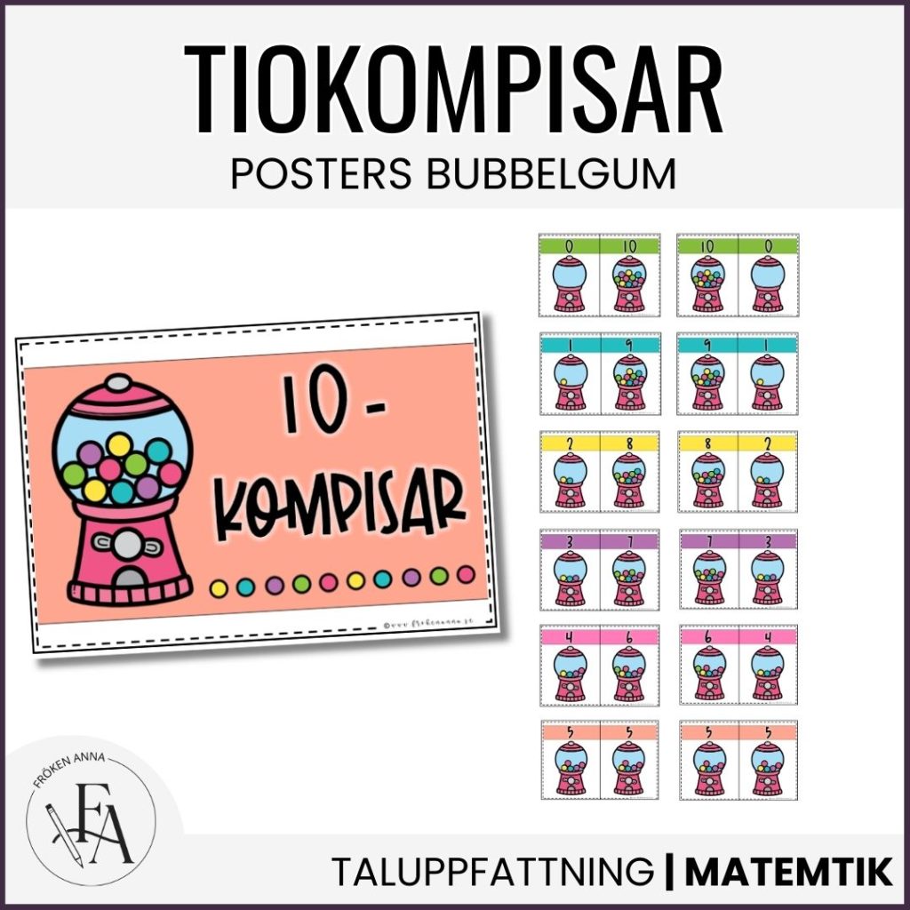 Posters tiokompisar / tiokamrater