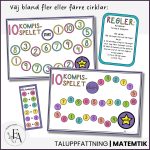 10-kompis-spelet (tema färgglatt): Lär dig tiokompisar / tiokamrater - bild 2