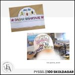 100 skoldagar – Krona (2 olika) - bild 2