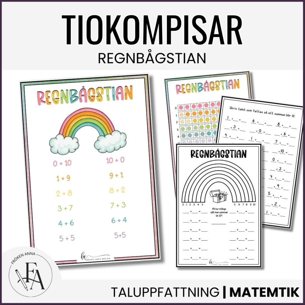 Regnbågstian – tiokompisar / tiokamrater