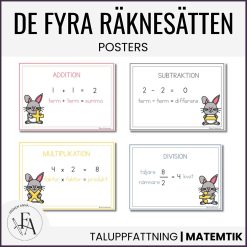 De fyra räknesätten