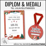 Diplom och medaljer till julavlsutningen - bild 1