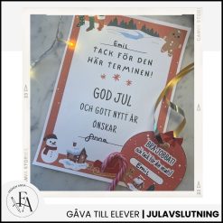 Diplom och medaljer till julavlsutningen