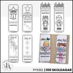 100 skoldagar - Bokmärken
