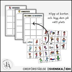 Sommar- eller vintersport? Sorteringsträning & memory