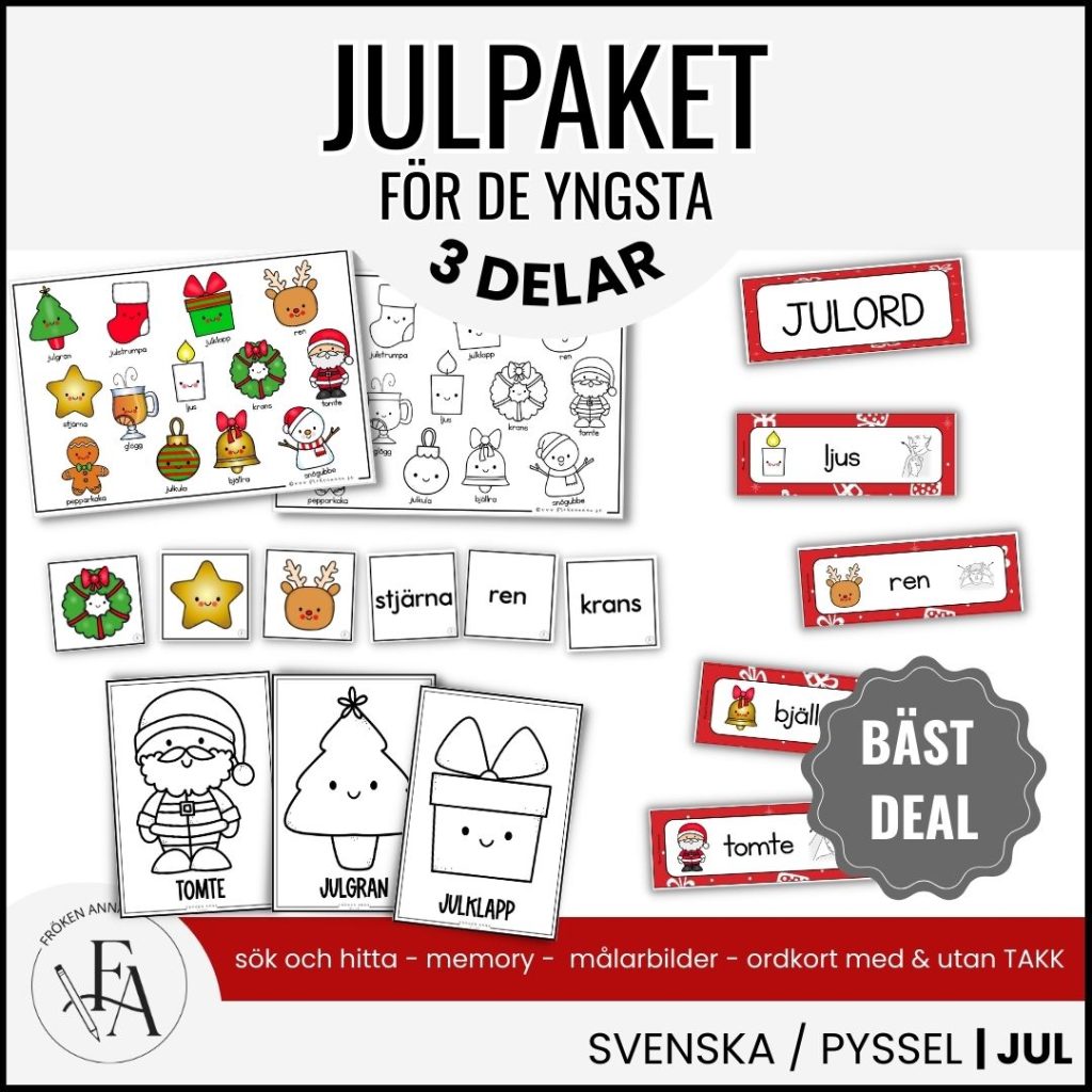 Julpaket (förskola – åk 2)