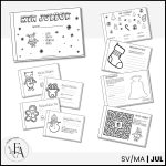 Min lilla julbok | Läs, skriv, räkna och rita - bild 2