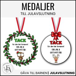 Medaljer till julavslutningen