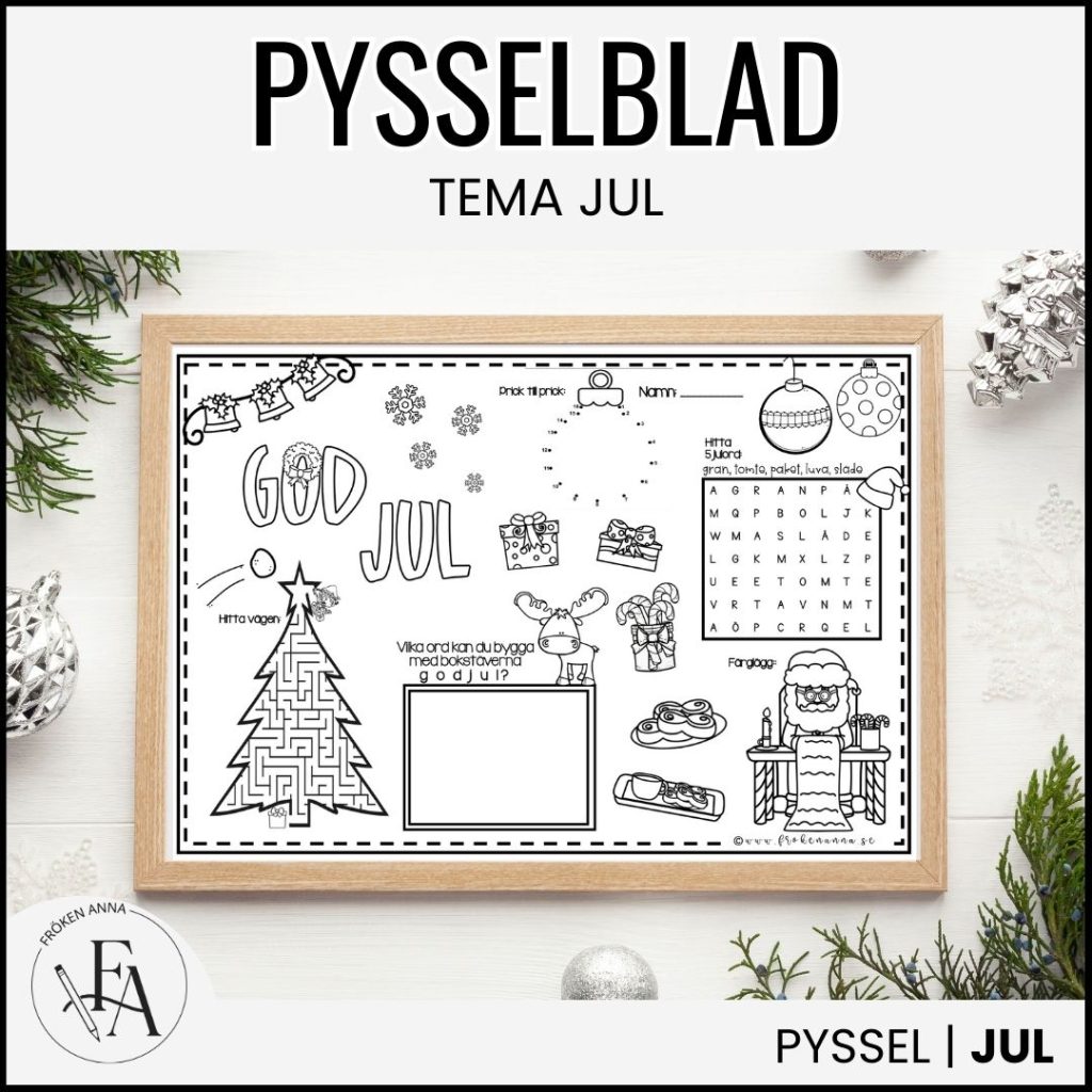 Pysselblad: Jul