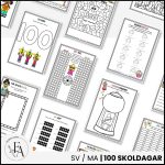 100 skoldagar | Arbetshäfte 12 sidor - bild 2