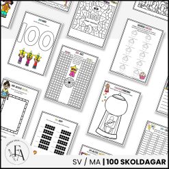 100 skoldagar | Arbetshäfte 12 sidor
