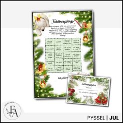 Julläsningsbingo (redigerbart)