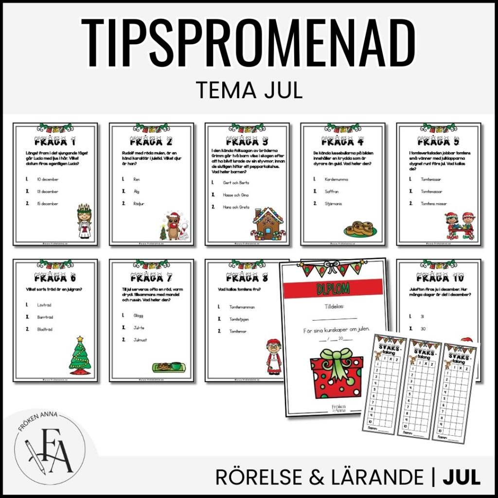 Julpromenad / Tipspromenad jul