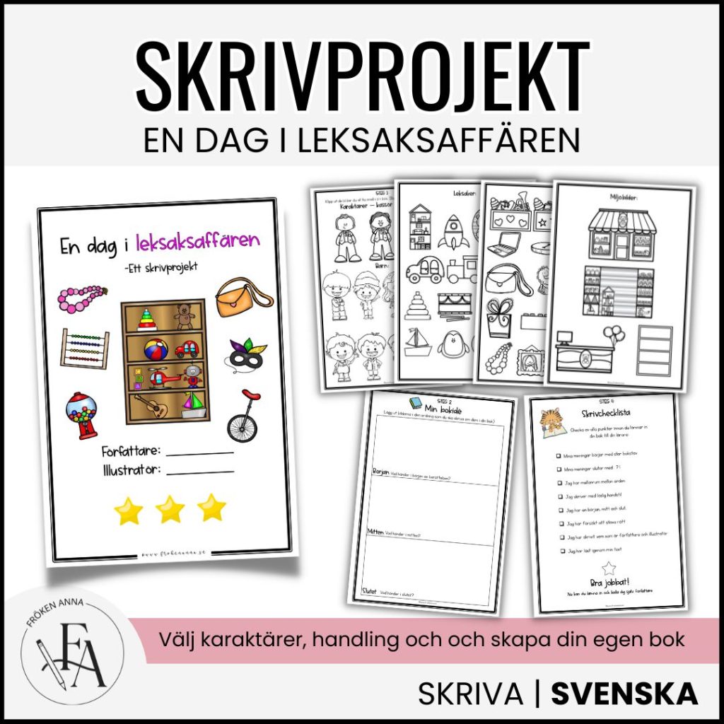 En dag i leksaksaffären -Ett skrivprojekt