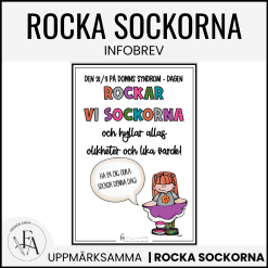 Rocka sockorna: inbjudan / affisch