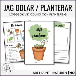 Jag planterar – loggbok vid plantering