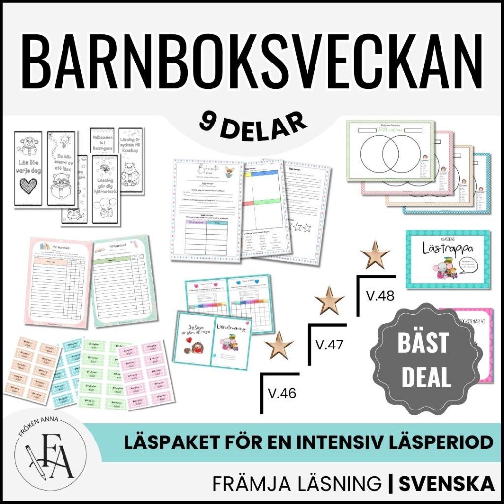 Läspaket för Barnboksveckan