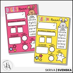 Startuppgift: Dagens namn