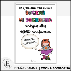 Rocka sockorna: inbjudan / affisch