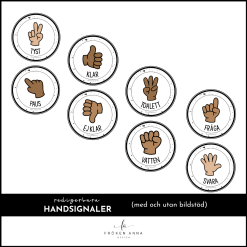 Redigerbara handsignaler