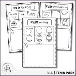 Lär dig rita steg för steg - Tema påsk