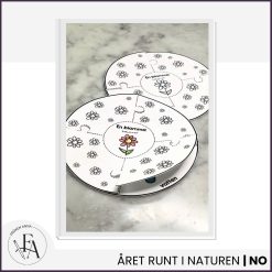 En blomma behöver .. Cirkelpussel / Flippbok