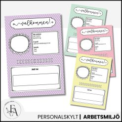 Dörrskylt till kontor