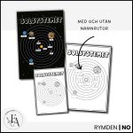 Solsystemet: Posters och fyll i - bild 2