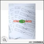 ABC-paket MAXI | Väggalfabet, bokstavsmaterial, bokstavshäfte, bänkhjälp mm. - bild 3