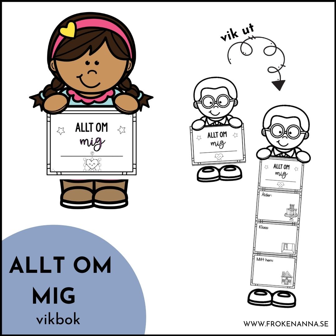 Allt om mig - vikbok