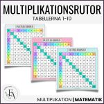 Multiplikationsrutor - bild 1
