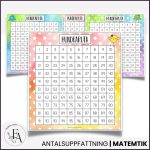 Hundrarutor pastell x 4 - bild 2