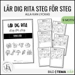 Lär dig rita steg för steg- Tema vår - bild 1