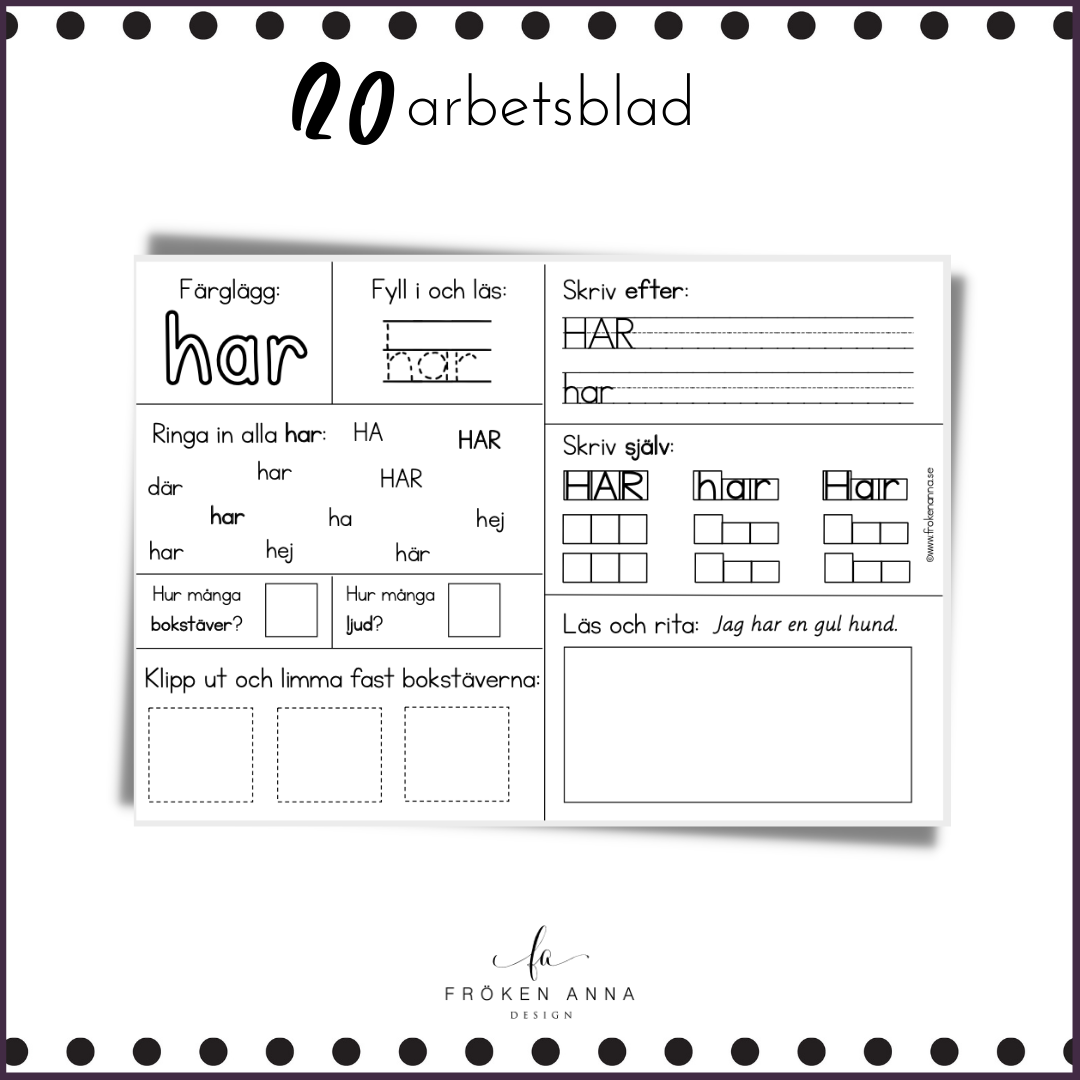 Högfrekventa ord (tre bokstäver)