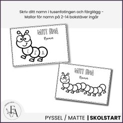 Mitt fina namn - ett gemensamt klassprojekt