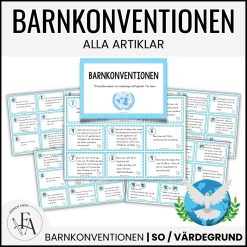 Barnkonventionen - alla artiklar + lektionstips