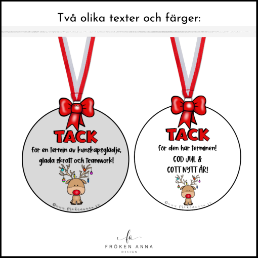 Medaljer till julavslutningen