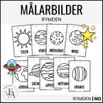 Målarbilder – Solsystemet - bild 1