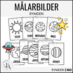 Målarbilder - Solsystemet