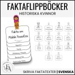 Faktaflippböcker: Historiska Kvinnor | Internationella Kvinnodagen - bild 1