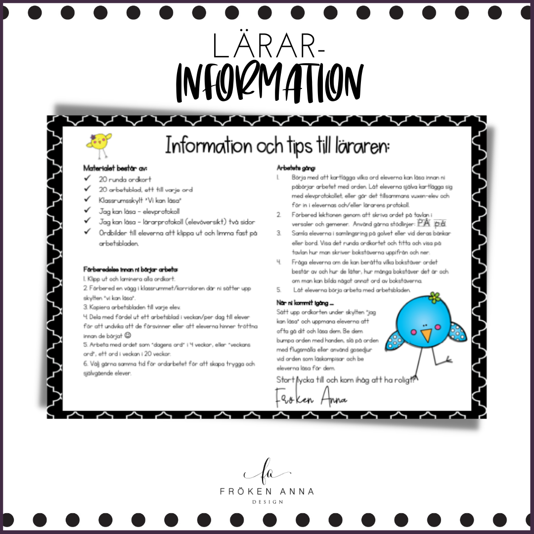 Högfrekventa ord (tre bokstäver)