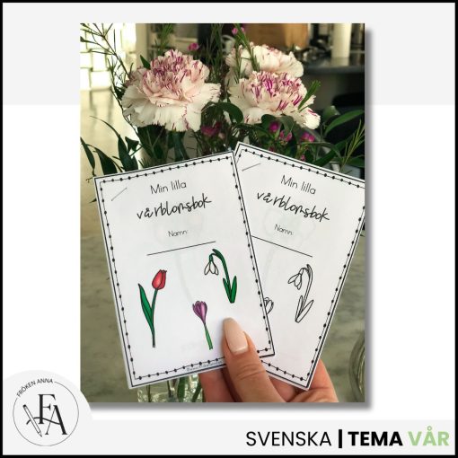 Min lilla vårblomsbok – Lär dig vårblommornas namn