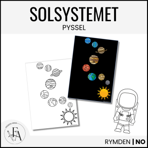 Solsystemet – kreativt rymdpyssel