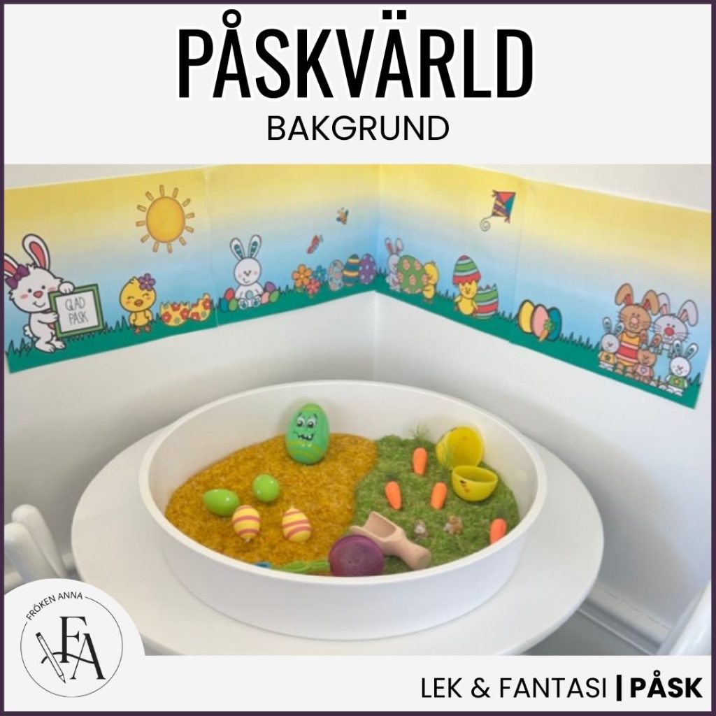 Påskbakgrund till påskvärld